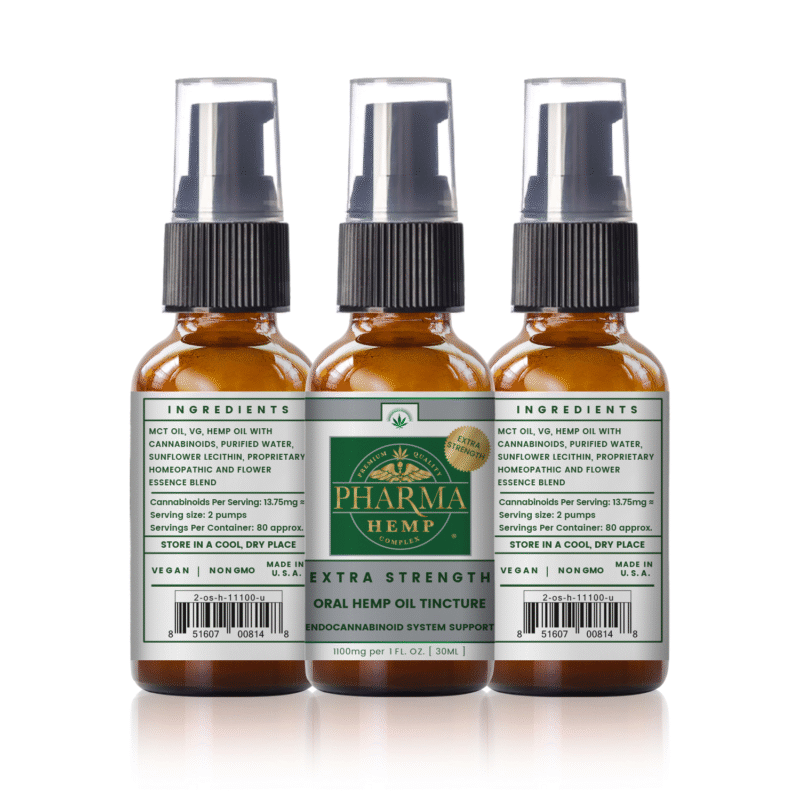 1oz 1100mg CBD Oil Tincture – Extra Strength - Image 3