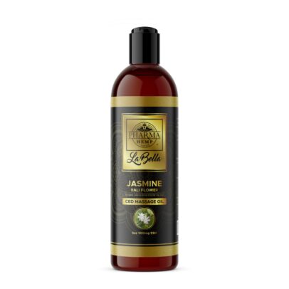 CBD Massage Oil - Jasmine Bali Flower 500mg CBD 8oz