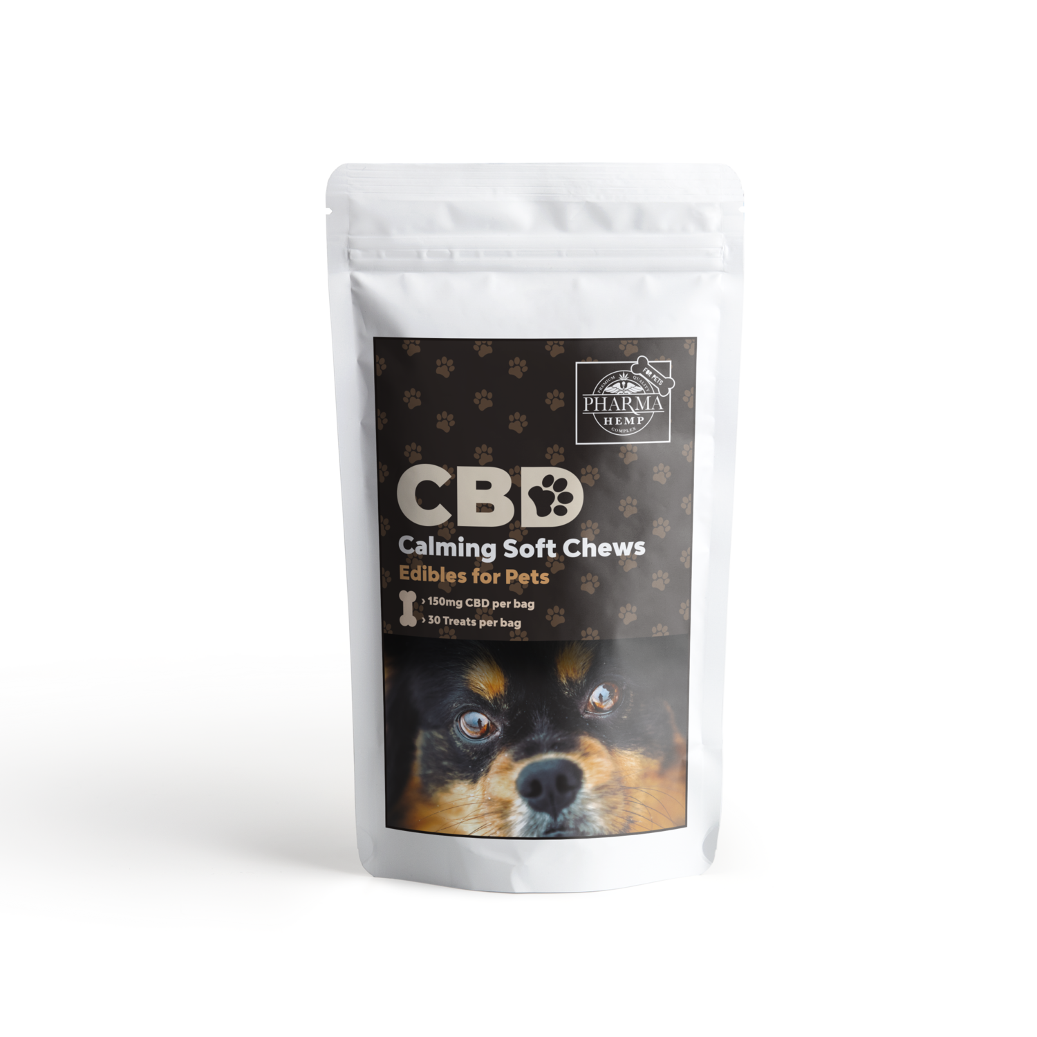 CBD OIL FOR DOGS TREATS - Beef Flavored & Calming Soft Chews