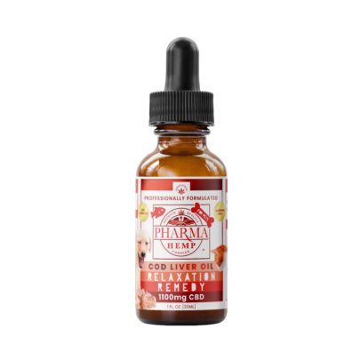 Cod Liver Oil CBD Tincture for Pets 120-1100mgs - Holistic Formula