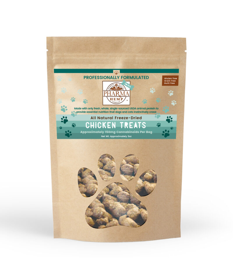Pharma Hemp Complex CBD Oil Freeze-Dried Chicken Pet Treats