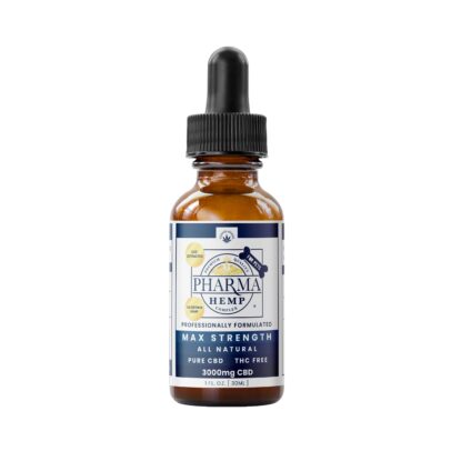 Pure CBD Tincture For Pets THC Free Max Strength 3,000mg CBD 1oz