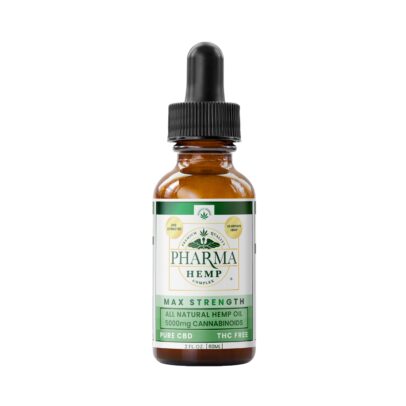 Pure CBD Tincture THC Free Max Strength 5,000mg CBD 2oz