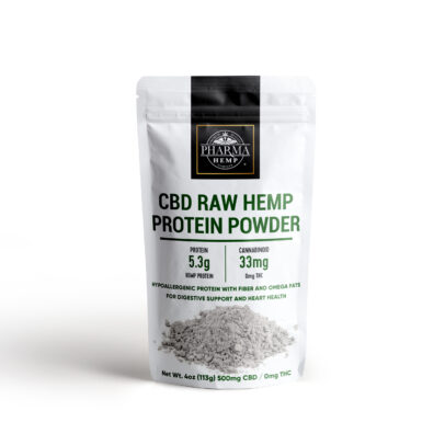 Raw Hemp CBD Protein Powder 500 MG CBD 4oz